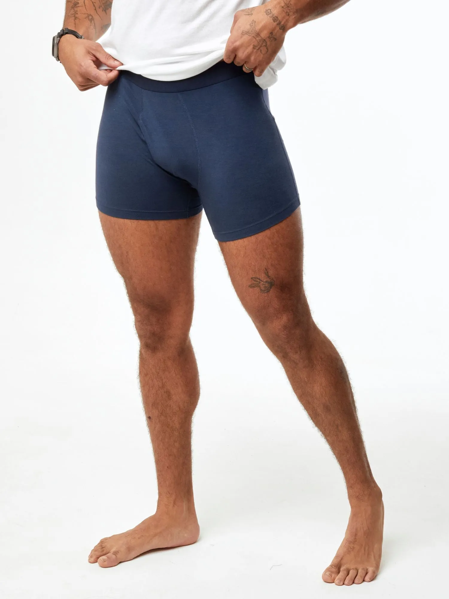 Navy Boxer Briefs