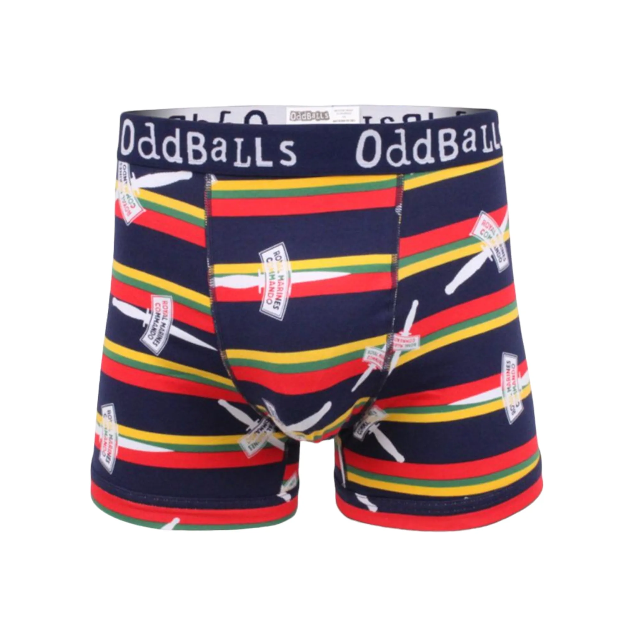 Mens Royal Marines Boxer Briefs - Corps Colours by Oddballs