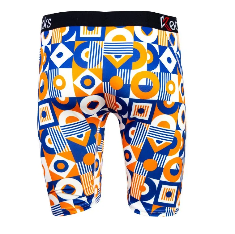 Orange Mural Boys Boxers