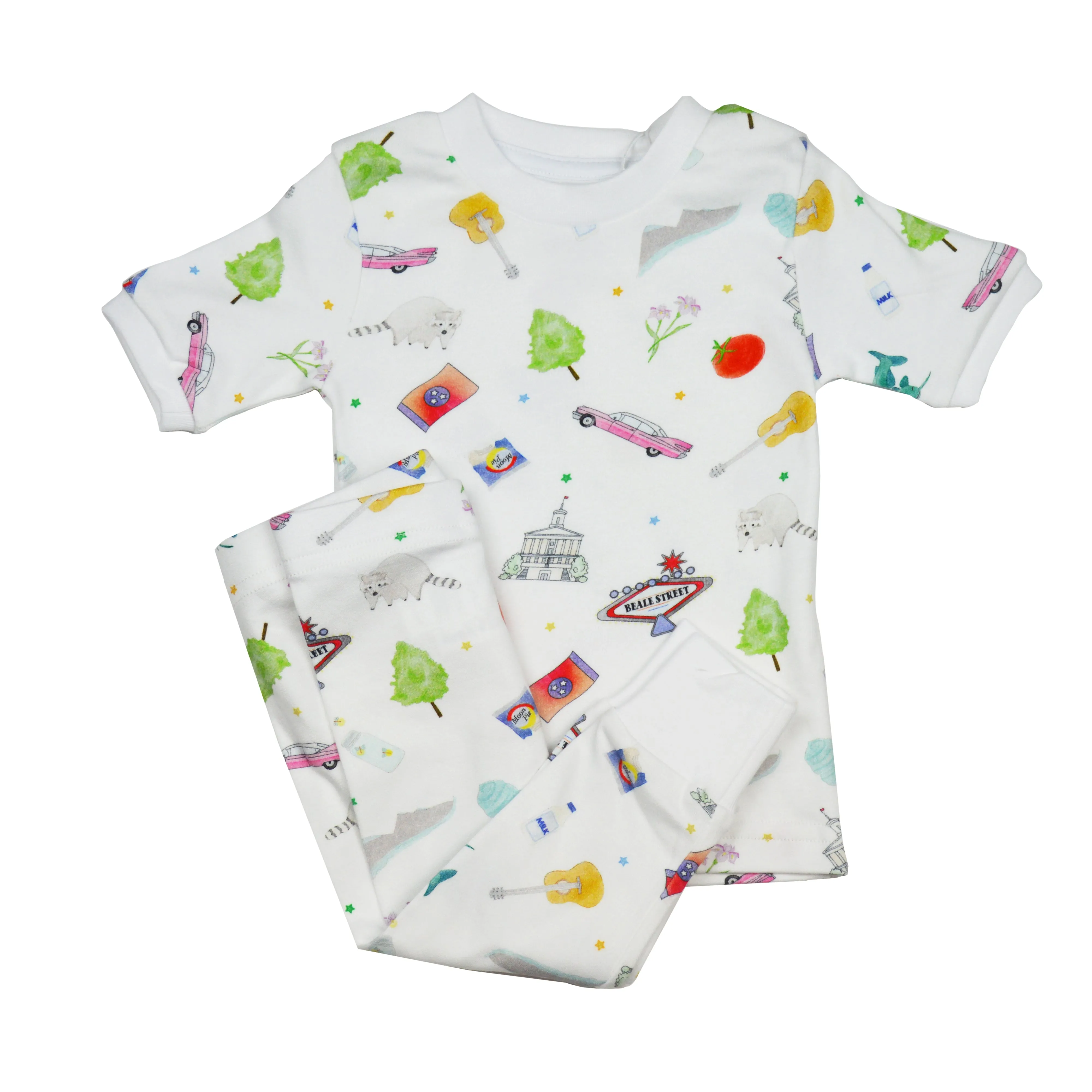 Organic Cotton Pajamas | Tennessee (6M)