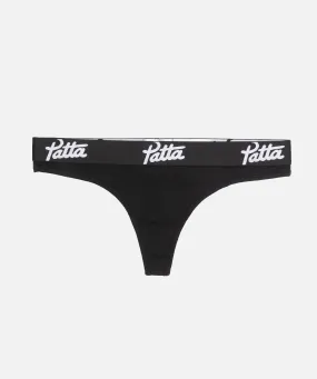 Patta Underwear Women Thong (Black)