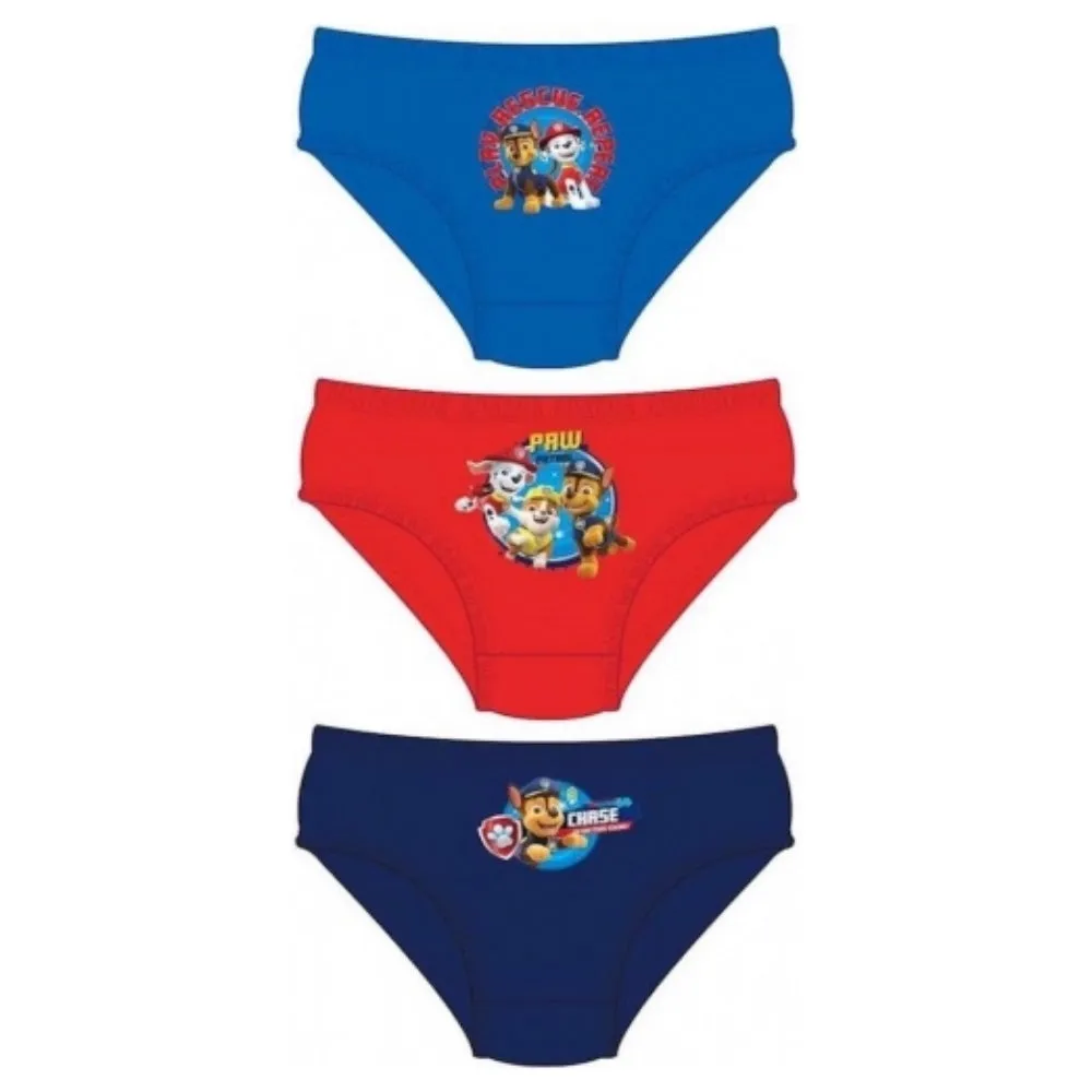 Paw Patrol Boys 3 Pack Briefs