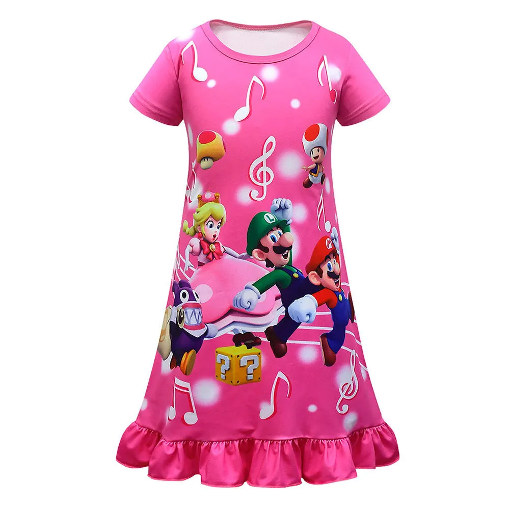 Peach Nightgown Cosplay Costume Outfits Halloween Carnival Party Disguise Suit