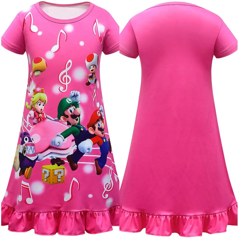 Peach Nightgown Cosplay Costume Outfits Halloween Carnival Party Disguise Suit