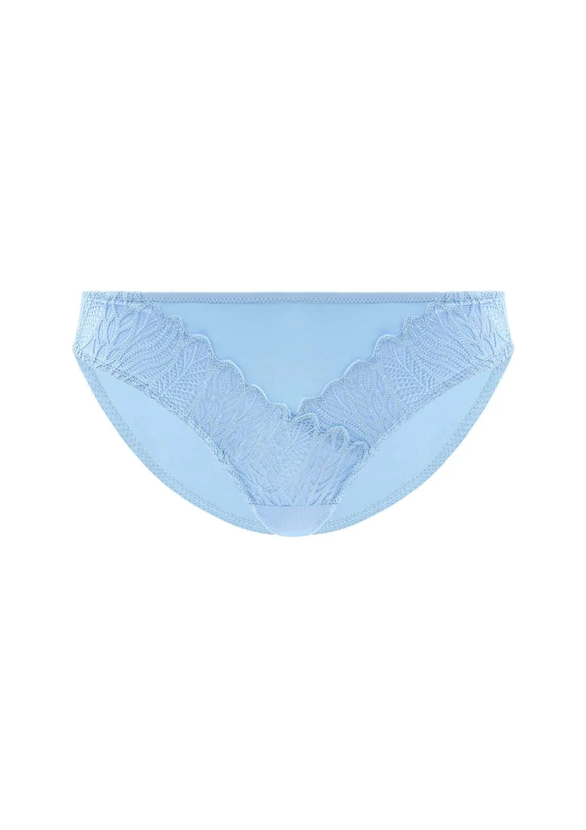 Pretty Secrets Light Blue Lace Trim Bikini Underwear