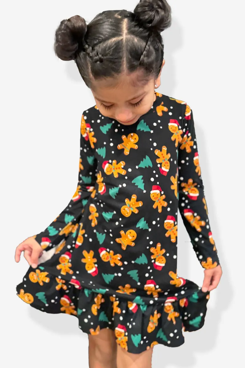 Simply Soft Long Sleeve Ruffle Nightgown - Gingerbread