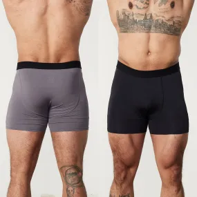 Vanquish Black / Grey 2 Pack Boxers