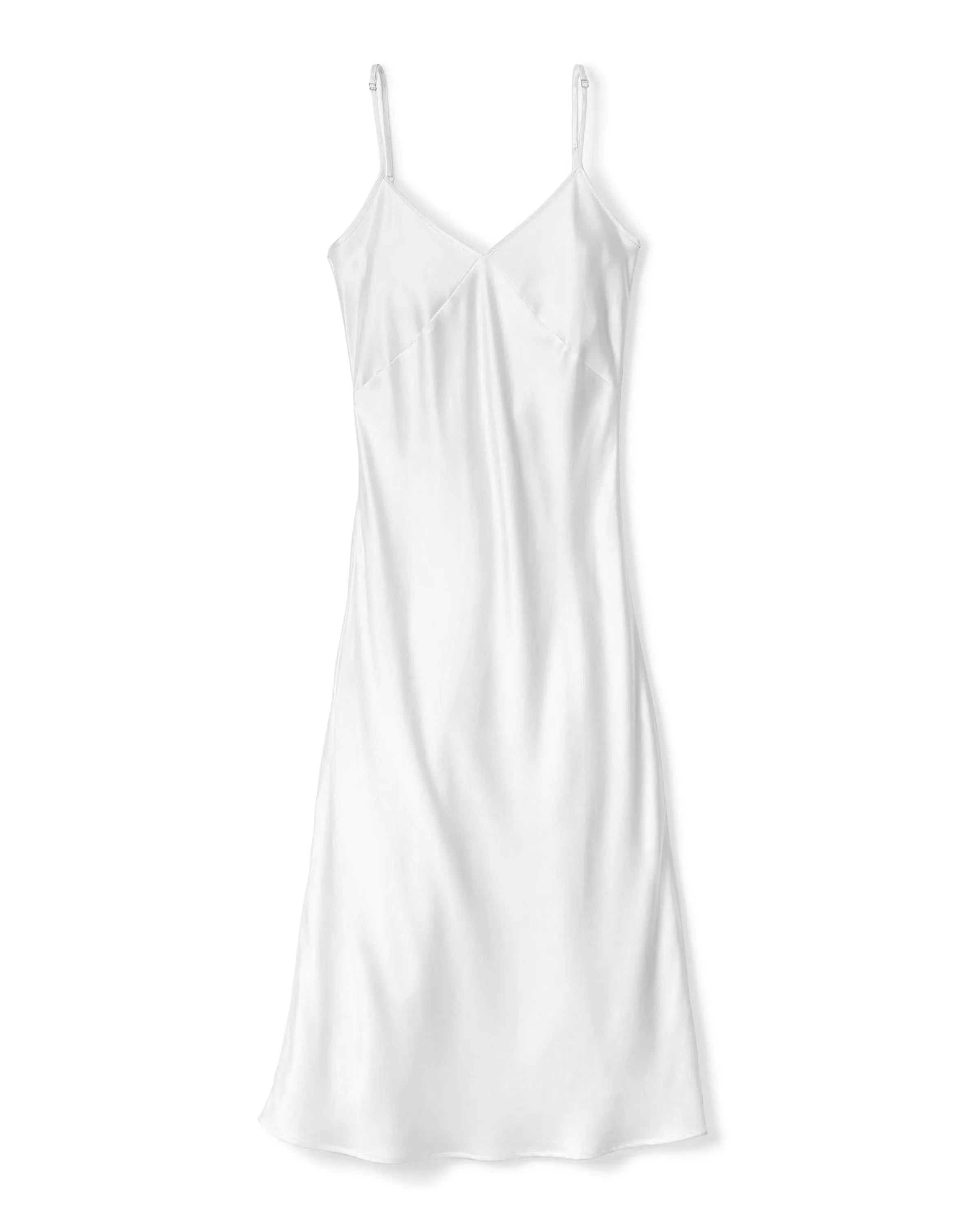 Women's Silk Cosette Nightgown in White